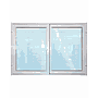 Fenêtre AL7 - Aluminium Frappe - 2 Venteaux