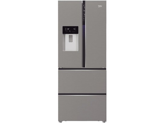 Refrigétrateur 2P 2T 481L  Anti-gel , Inox BEKO